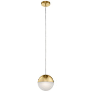 Kichler 83854CGWH LED Mini Pendant, Champagne Gold