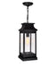 CWI Lighting 0418P7L-1 Milford One Light Outdoor Pendant, Black Main Image.jpg