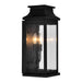 CWI Lighting 0418W7L-2 Milford Two Light Outdoor Wall Lantern, Black Main Image.jpg