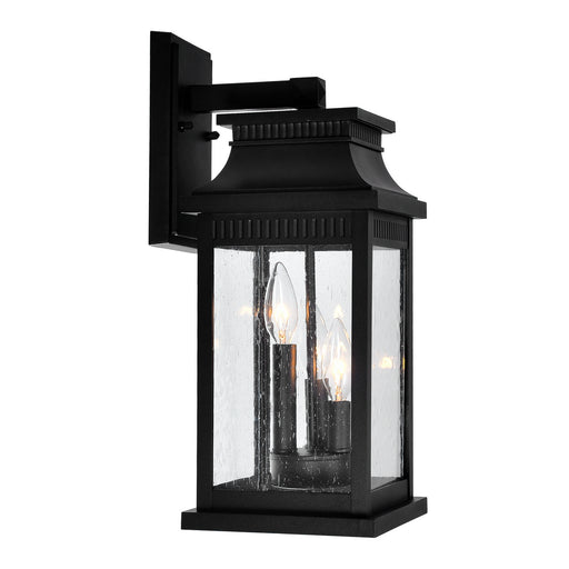 CWI Lighting 0418W7L-3 Milford Three Light Outdoor Wall Lantern, Black Main Image.jpg