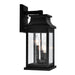 CWI Lighting 0418W7L-3 Milford Three Light Outdoor Wall Lantern, Black Main Image.jpg