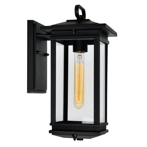 CWI Lighting 0422W7-1-101 Oakwood One Light Outdoor Wall Lantern Black.jpg