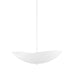 Hudson Valley 1424-WP Fabius LED Pendant, White Plaster Main Image.jpg