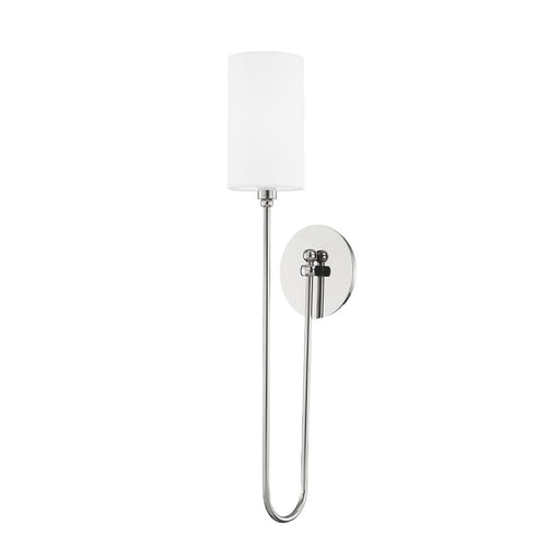 Hudson Valley 6800-PN Harlem One Light Wall Sconce, Polished Nickel Main Image.jpg