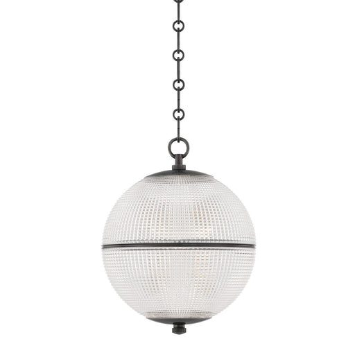 Hudson Valley MDS800-DB Sphere No. 3 One Light Pendant, Distressed Bronze Main Image.jpg