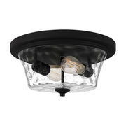 Quoizel ACA1614MBK Acacia Two Light Flush Mount, Matte Black Main Image.jpg