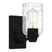 Quoizel ACA8604MBK Acacia One Light Wall Sconce, Matte Black Main Image.jpg