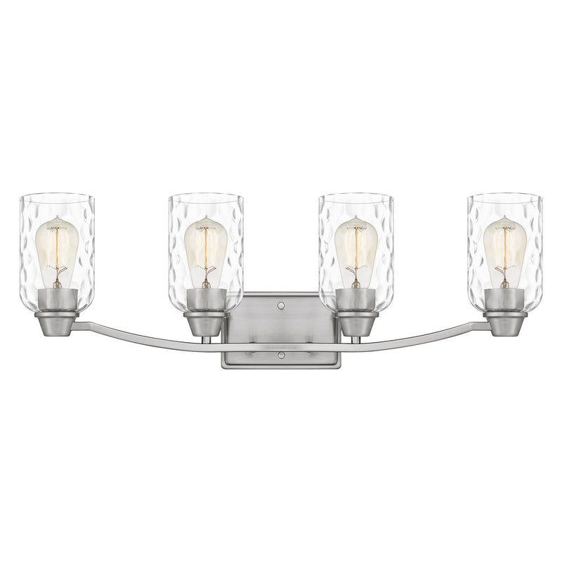 Quoizel ACA8627BN Acacia Four Light Bath, Brushed Nickel Main Image.jpg