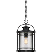 Quoizel BKR1510K Booker One Light Mini Pendant, Mystic Black Main Image.jpg