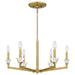 Quoizel LOT5026AB Lottie Six Light Chandelier, Aged Brass Main Image.jpg