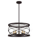 Quoizel PTT2819PN Potts Five Light Pendant, Palladian Bronze Main Image.jpg