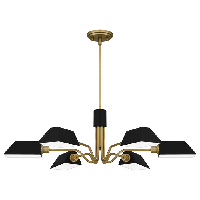 Quoizel QCH5350AB Sienna Six Light Chandelier, Aged Brass Main Image.jpg