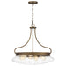 Quoizel QOP5222FR Tucker Four Light Pendant, French Bronze Main Image.jpg