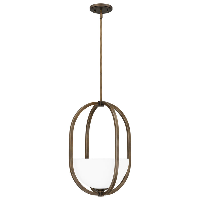 Quoizel QP5341SU Calluna One Light Pendant, Statuary Bronze Main Image.jpg