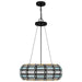 Quoizel TF5334MBK Shanghai Three Light Pendant, Matte Black Main Image.jpg