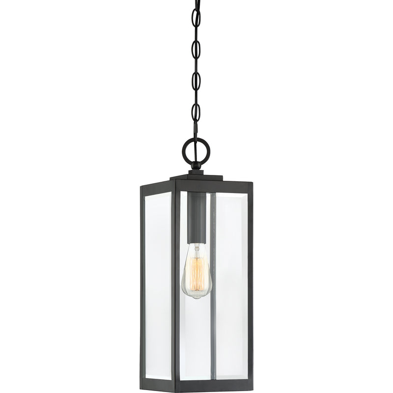 Quoizel WVR1507EK Westover One Light Mini Pendant, Earth Black Main Image.jpg