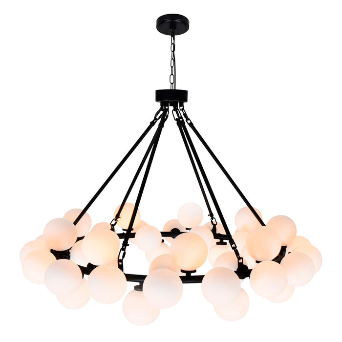 CWI Lighting 1020P39-45-101 Arya LED Chandelier Black Alt 3.jpg