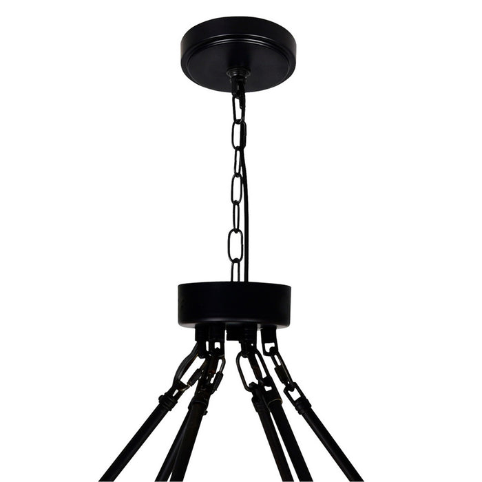 CWI Lighting 1020P39-45-101 Arya LED Chandelier Black Alt 5.jpg