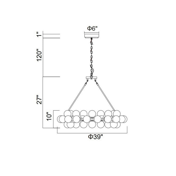 CWI Lighting 1020P39-45-101 Arya LED Chandelier Black Alt 6.jpg