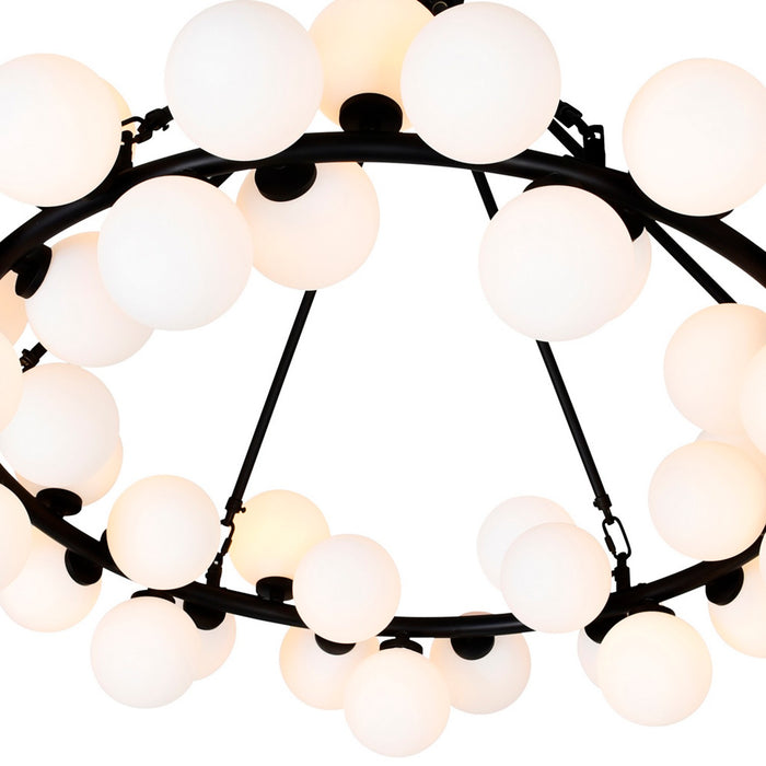 CWI Lighting 1020P39-70-101 Arya LED Chandelier Black Alt 2.jpg