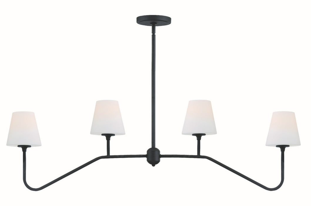 Crystorama KEE-A3004-BF Keenan Four Light Chandelier Black Forged Main Image.jpg