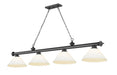 Z-Lite 2306-4BP-AMO14 Cordon Four Light Island Pendant, Bronze Plate Main Image.jpg