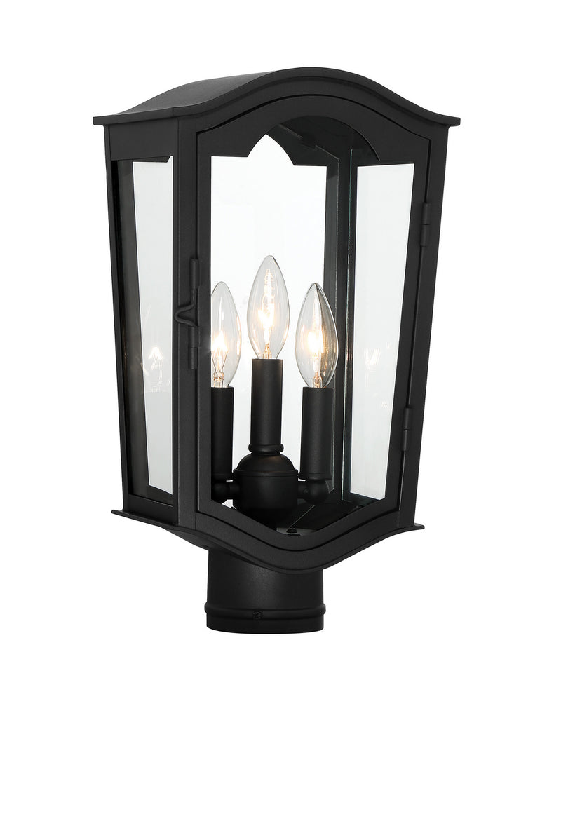 Minka-Lavery 73206-66 Houghton Hall Three Light Outdoor Post Mount, Sand Coal Main Image.jpg