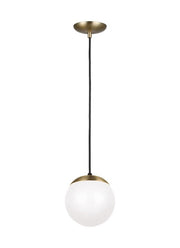 Visual Comfort Studio 6018EN3-848 Leo - Hanging Globe One Light Pendant, Satin Brass Main Image.jpg