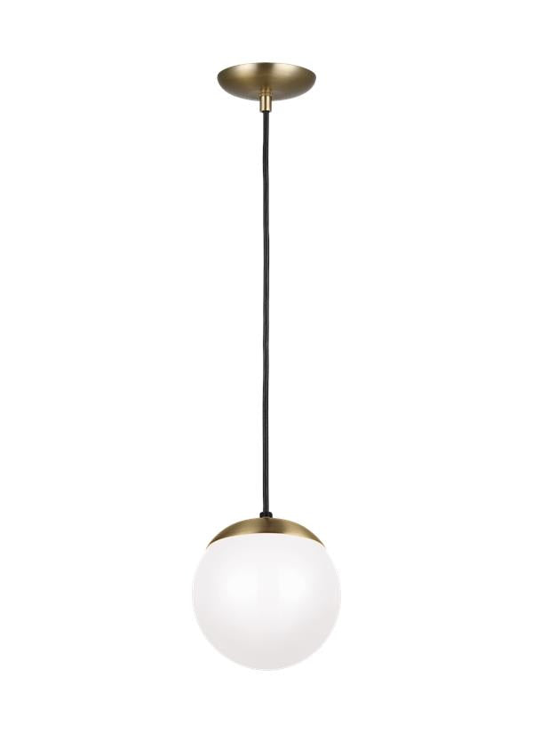 Visual Comfort Studio 6018EN3-848 Leo - Hanging Globe One Light Pendant, Satin Brass Main Image.jpg