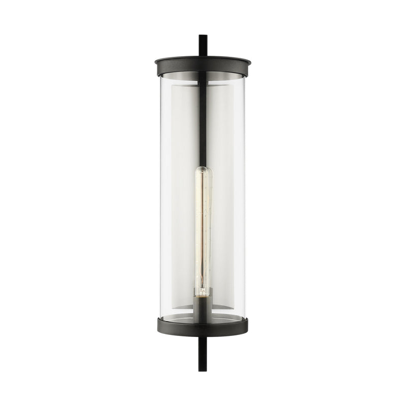 Visual Comfort Studio CO1281TXB Eastham One Light Wall Lantern, Textured Black Main Image.jpg