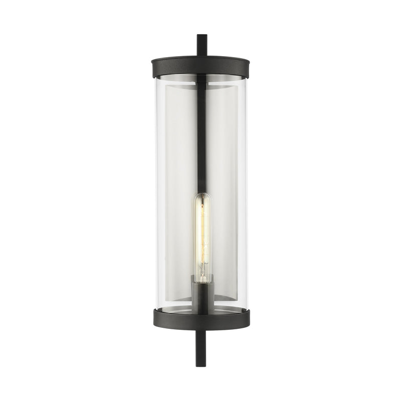 Visual Comfort Studio CO1291TXB Eastham One Light Wall Lantern, Textured Black Main Image.jpg