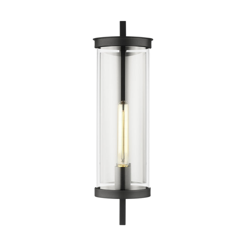 Visual Comfort Studio CO1301TXB Eastham One Light Wall Lantern, Textured Black Main Image.jpg