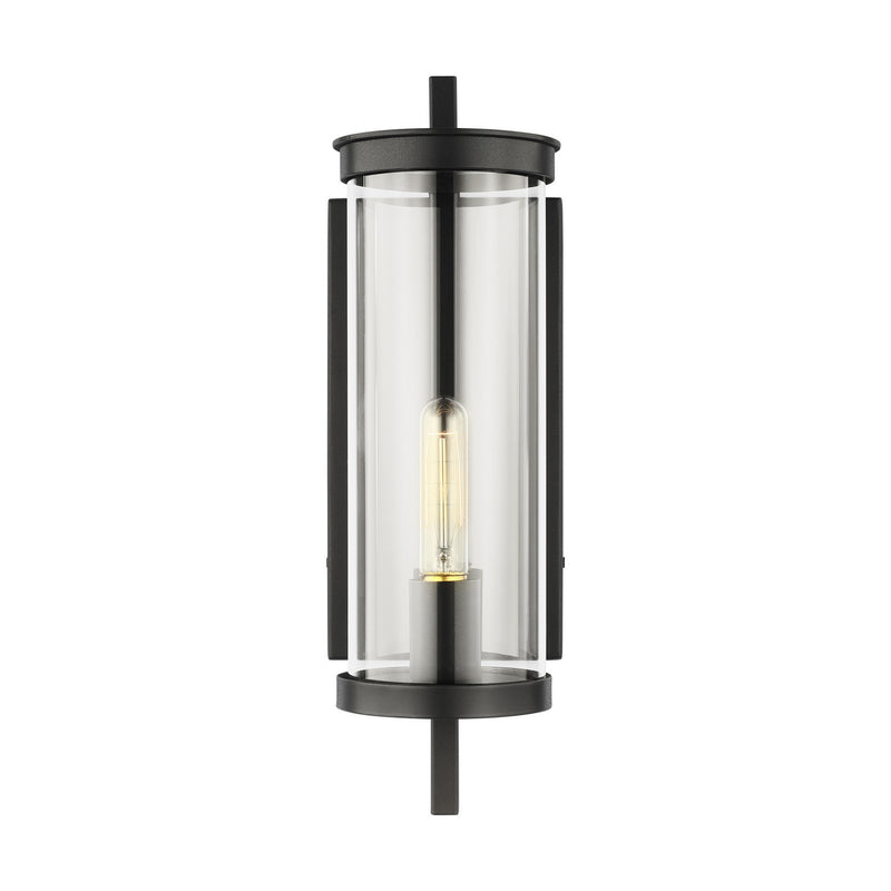 Visual Comfort Studio CO1311TXB Eastham One Light Wall Lantern, Textured Black Main Image.jpg