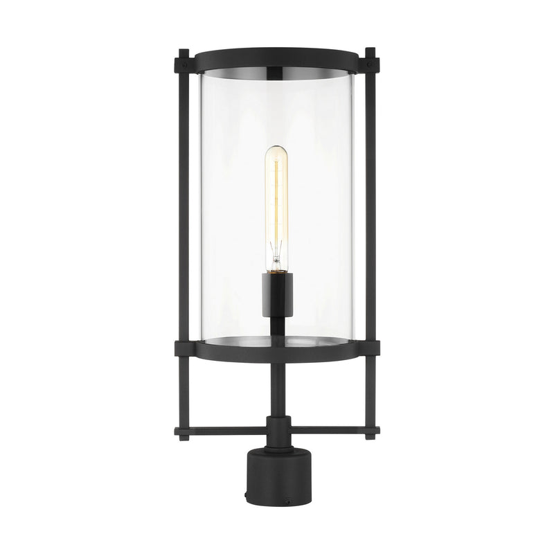 Visual Comfort Studio CO1351TXB Eastham One Light Outdoor Post Lantern, Textured Black Main Image.jpg