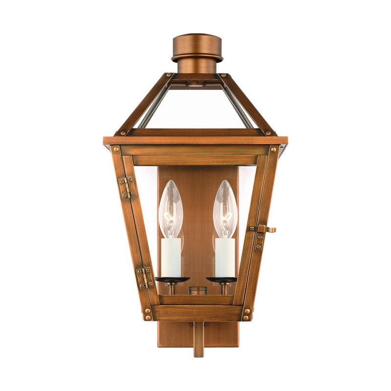 Visual Comfort Studio CO1392NCP Hyannis Two Light Wall Lantern, Natural Copper Main Image.jpg
