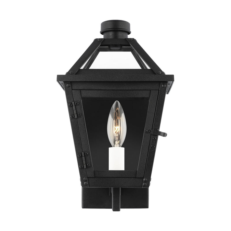 Visual Comfort Studio CO1401TXB Hyannis One Light Wall Lantern, Textured Black Main Image.jpg