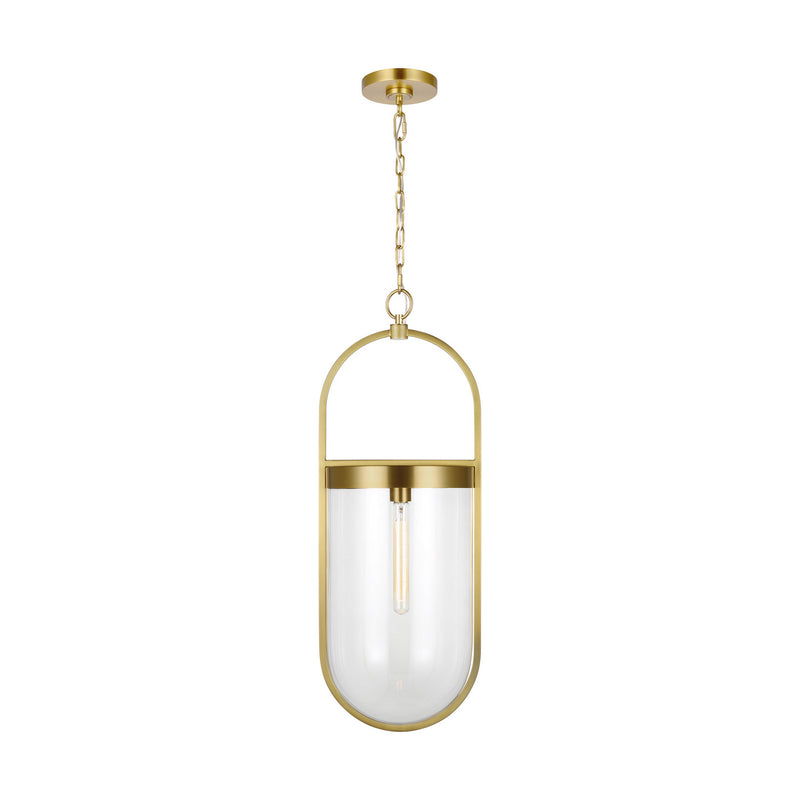 Visual Comfort Studio CP1361BBS Blaine One Light Pendant, Burnished Brass Main Image.jpg