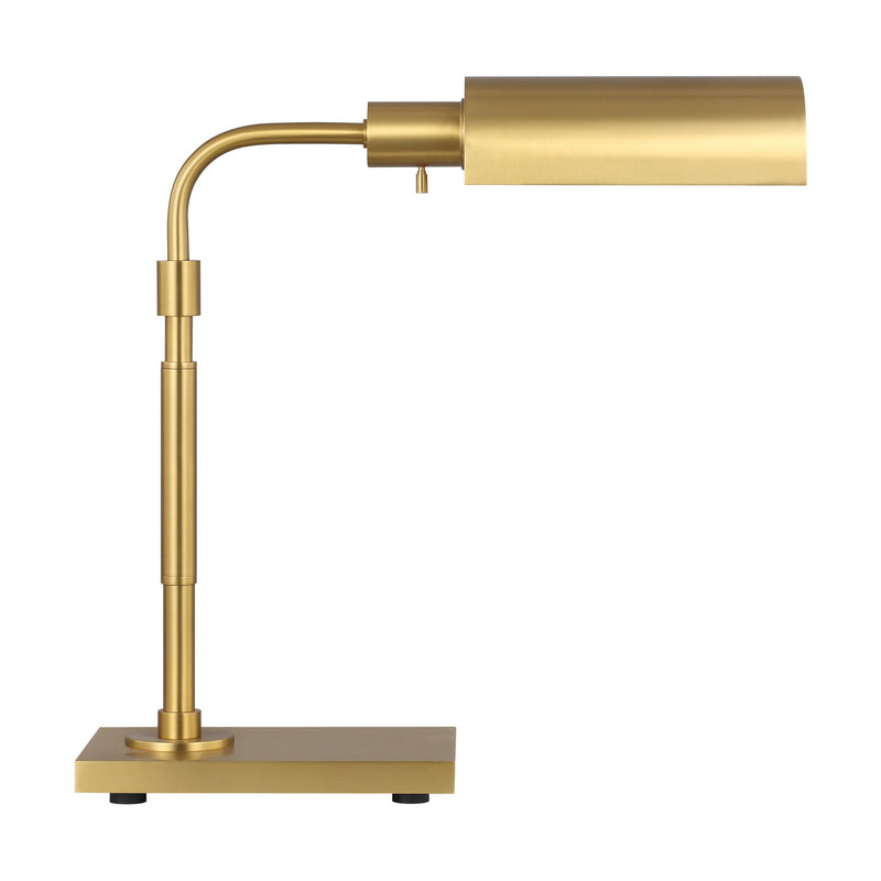 Visual Comfort Studio CT1171BBS1 Kenyon One Light Task Table Lamp, Burnished Brass Main Image.jpg
