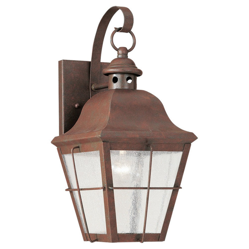 Generation Lighting 8462-44 Chatham One Light Outdoor Wall Lantern, Weathered Copper Main Image.jpg