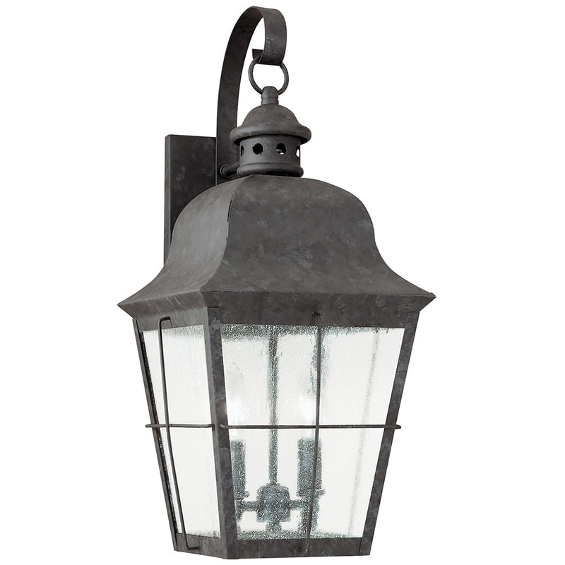 Generation Lighting 8463-46 Chatham Two Light Outdoor Wall Lantern, Oxidized Bronze Main Image.jpg
