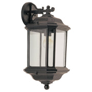 Generation Lighting 84032-12 Kent One Light Outdoor Wall Lantern, Black Main Image.jpg