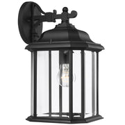 Generation Lighting 84031-12 Kent One Light Outdoor Wall Lantern, Black Main Image.jpg