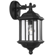 Generation Lighting 84030-12 Kent One Light Outdoor Wall Lantern, Black Main Image.jpg