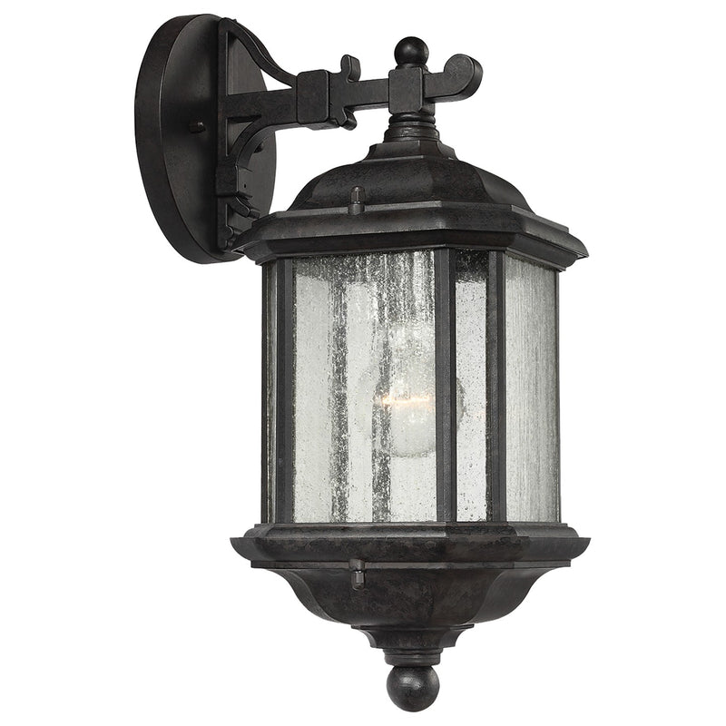 Generation Lighting 84030-746 Kent One Light Outdoor Wall Lantern, Oxford Bronze Main Image.jpg