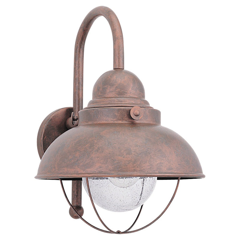 Generation Lighting 8871-44 Sebring One Light Outdoor Wall Lantern, Weathered Copper Main Image.jpg