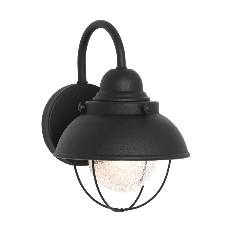 Generation Lighting 8870-12 Sebring One Light Outdoor Wall Lantern, Black Main Image.jpg