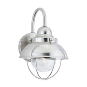 Generation Lighting 8870-98 Sebring One Light Outdoor Wall Lantern, Brushed Stainless Main Image.jpg