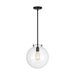 Visual Comfort Studio 6692101-112 Kate One Light Pendant, Midnight Black Main Image.jpg