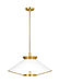 Visual Comfort Studio CP1331BBS Ultra Light LED Pendant, Burnished Brass Main Image.jpg