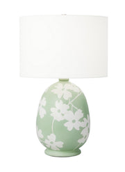 Visual Comfort Studio HT1001WLSMG1 Lila One Light Table Lamp, Semi Matte Green Main Image.jpg